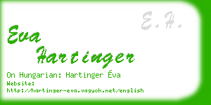 eva hartinger business card